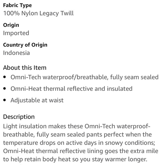 Columbia ski pants - Picture 12 of 12